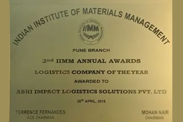IIMM Award- Ash Logistics