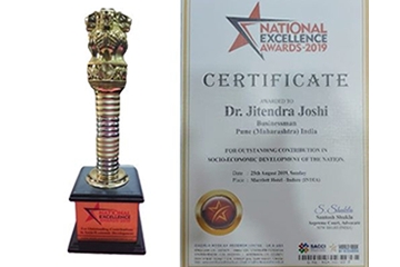 National Excellence Award in year 2019