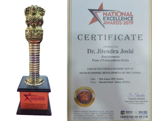 National Excellence Award in year 2019